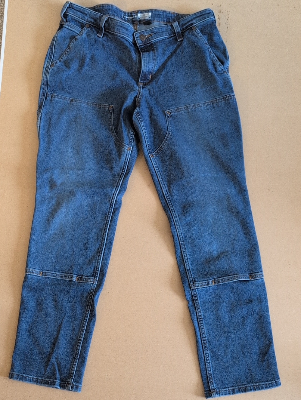 Carhartt Blue Slim Relaxed Fit Jeans
